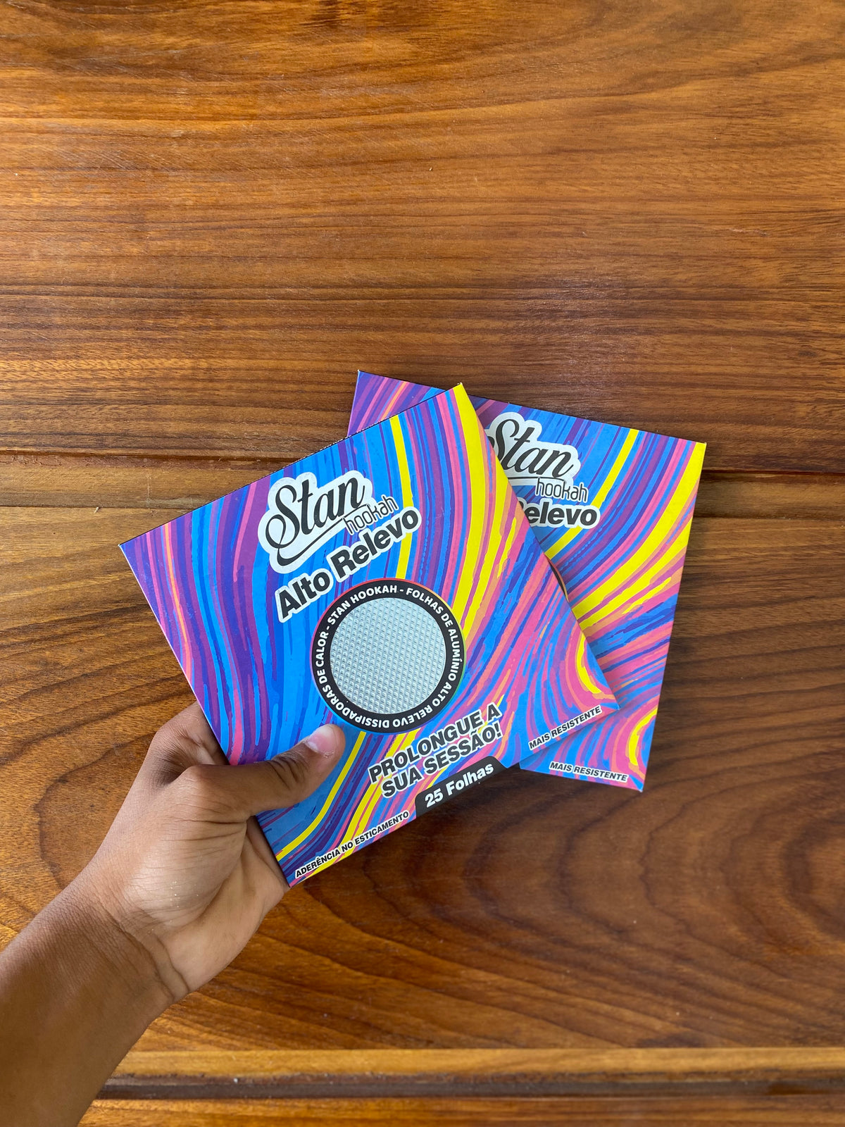 ALUMINIO RELEVO STAN HOOKAH 25 FOLHAS