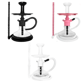 NARGUILE COMPLETO MONSTER FOSCA + MANG SIMPLES + ALADIN TRANSPARENTE - PRETO
