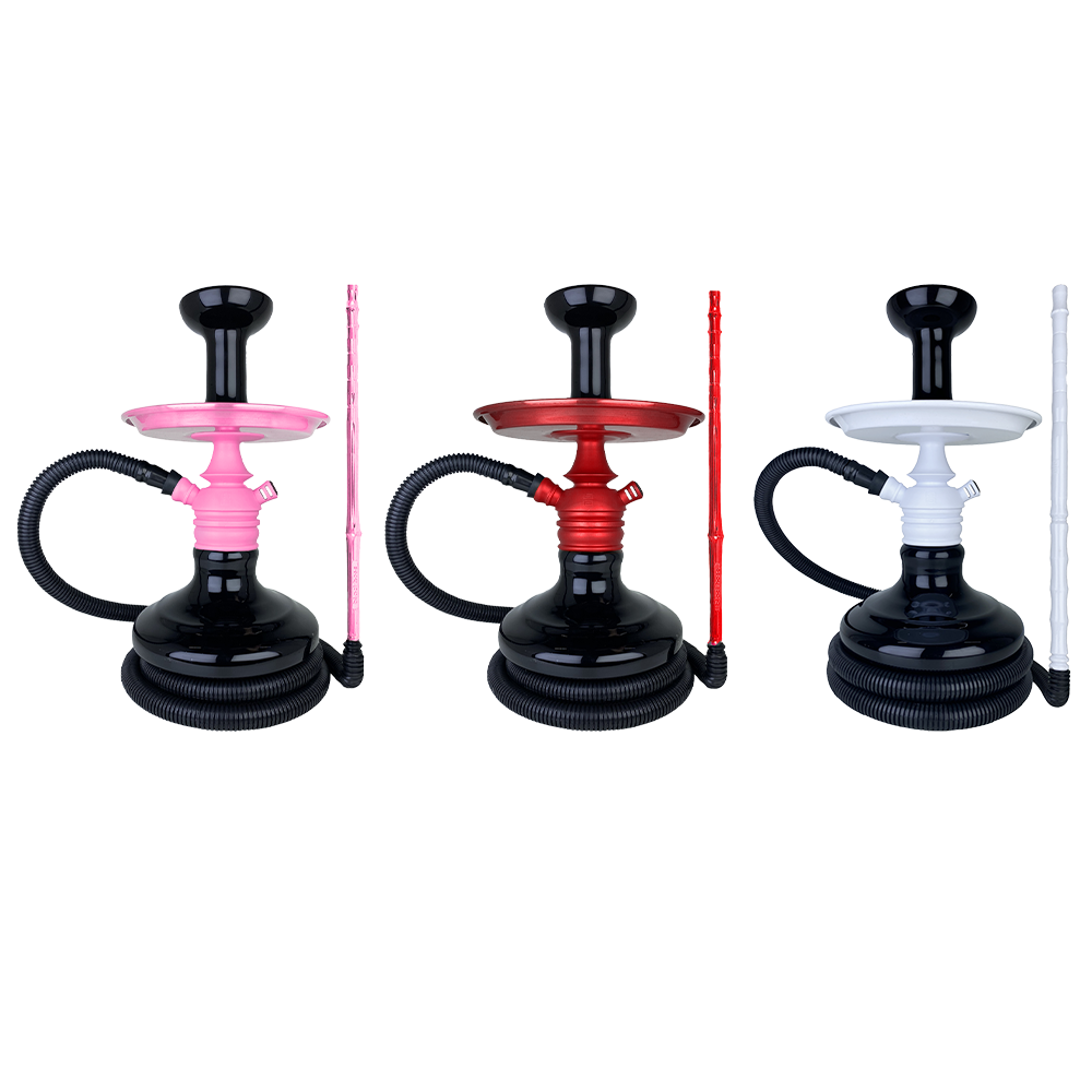 NARGUILE BLACK HOOKAH + MANG SIMPLES + ALADIN PRETO