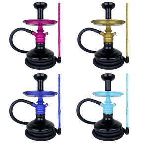 NARGUILE BLACK HOOKAH + MANG SIMPLES + ALADIN PRETO