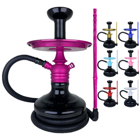 NARGUILE BLACK HOOKAH + MANG SIMPLES + ALADIN PRETO