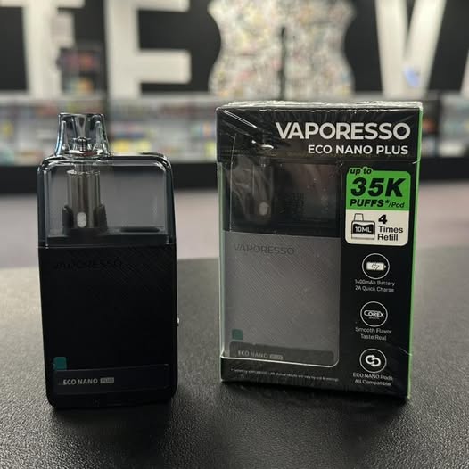 ECO NANO PLUS - VAPORESSO - 35K -10ML - Black