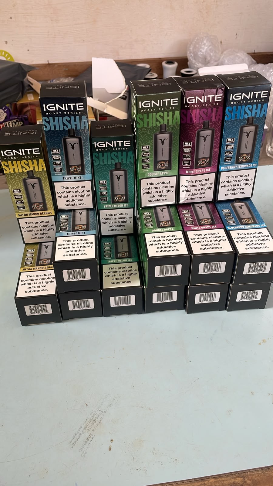 IGNITE Shisha 40k – 40000 Puffs – Pod Descartavél