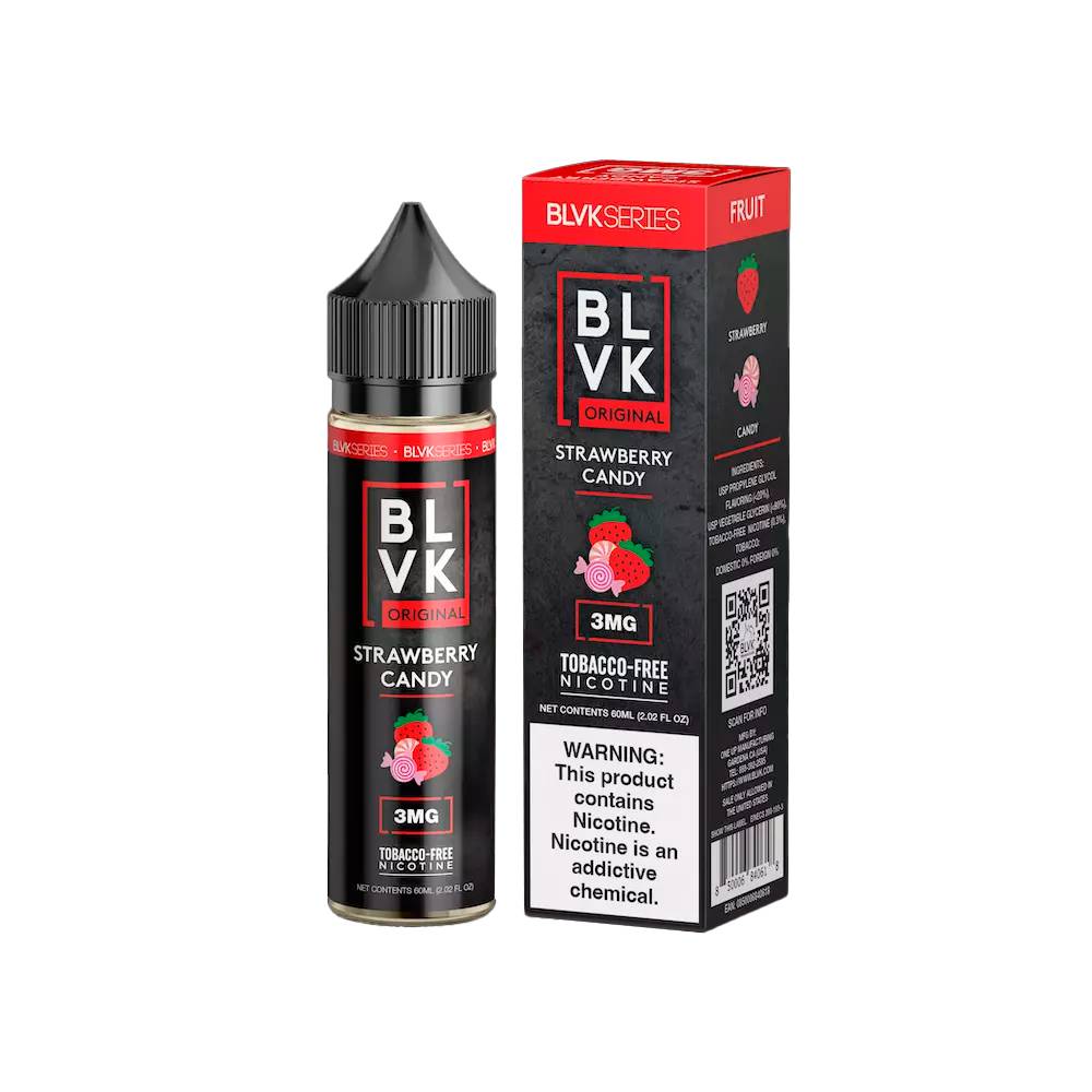 Juice BLVK FREE ORIGINAL STRAWBERRY CANDY 3MG 60ML