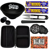 Kit Tabacaria 9 itens Preto