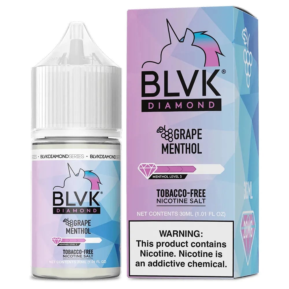 Juice Grape Menthol - Diamond - BLVK Unicorn | NicSalt - 30 - 50mg