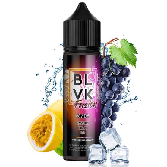 Juice BLVK FREE FUSION GRAPE APPLE ICE 3MG 60ML