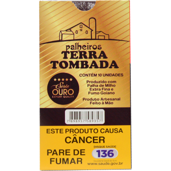 Palheiro Terra Tombada Ouro - Maço com 10