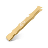 Pegador catcher zenith metal dourado com design curvo elegante e logo gravado para uso prático